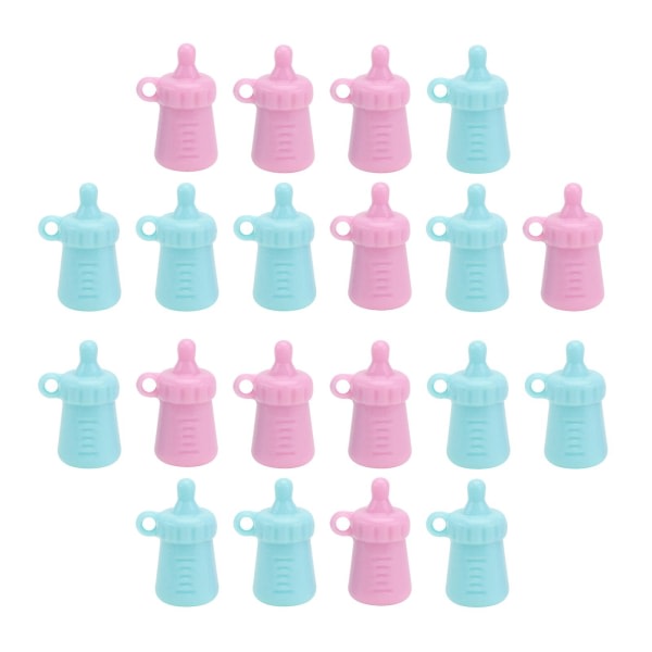 20 kpl Minisimuloituja baby avaimenperäpussin riipuksia (sekavärinen) (3,5 x 2,2 cm, satunnainen väri)