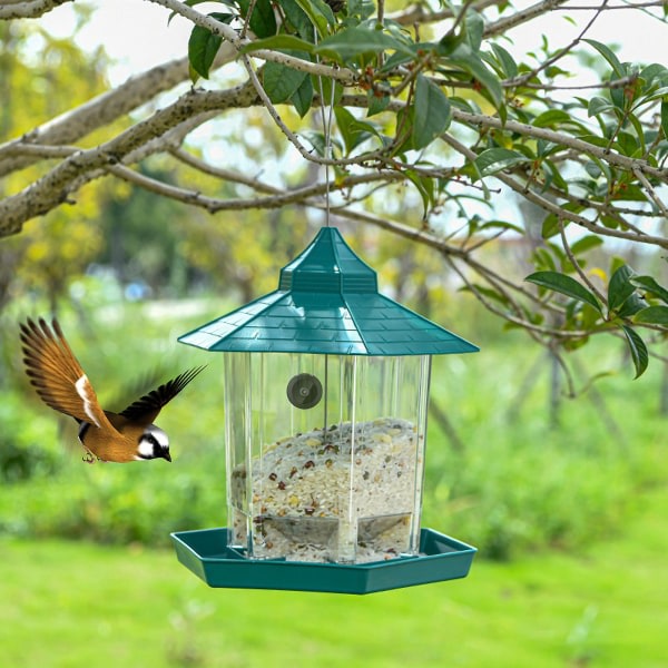 Fågelmatare med kamera Hd 1080p kamera wifi fjärransluts till mobiltelefon för att se fågelfoton utomhus för fågelentusiaster