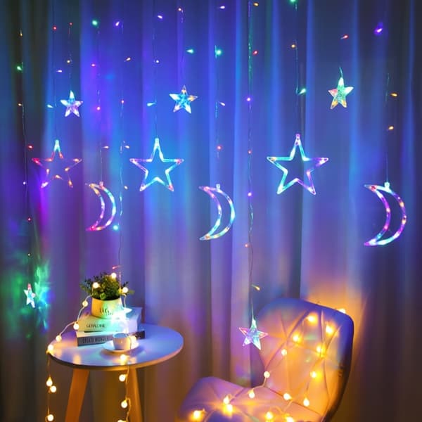 Søde Bjørne Hår Scrunchies - Bløde Plys Elastiske Hårbånd Colorful Light 3.5M/11.48FT