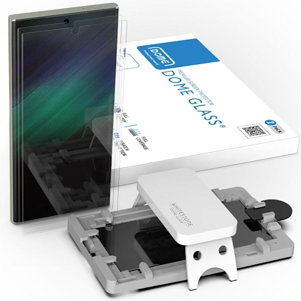 Whitestone Galaxy S23 Ultra 2-PAK Skjermbeskytter UV DOME