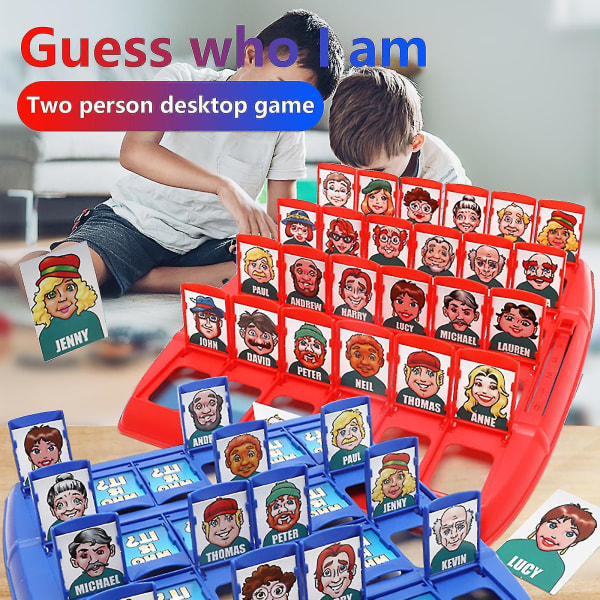 Who Is It Classic Board Games Interactive Party Game Family Memory Guessing Game