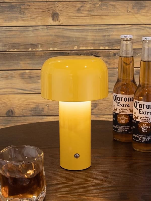 Led Kreativ Sopp Ladbar Bordlampe 3w 3 Lys white