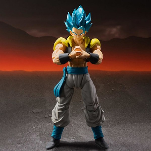 Bandai S.h. Figuarts Dragon Ball Super Saiyan God Gogeta Actionfigur Set, 4 delar