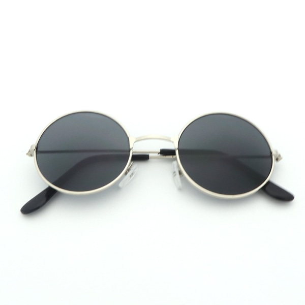 Retro Små Runde Polariserte Solbriller For Menn Kvinner John Lennon Style 1 Stk