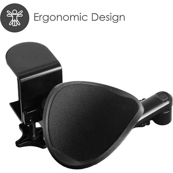 Ledat handledsstöd, ergonomiskt armstöd för skrivbord, kontorstillbehör och hemkontorstillbehör, justerbart handledsstöd