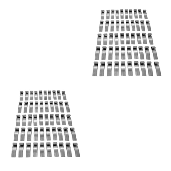 1/2/3 Kasvihuoneen lasikiinnikkeet Ruostumattomasta teräksestä valmistetut lasin G-tyypin kiinnikkeet Alumiini Aluminum 2PCS