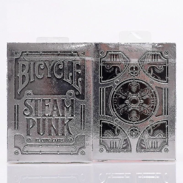 Kortspill Bicycle Silver Steampunk Deck Magiske Kort Spillkort Magiske Rekvisita