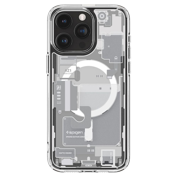 Spigen iPhone 15 Pro Etui MagSafe Ultra Hybrid Zero One Hvit