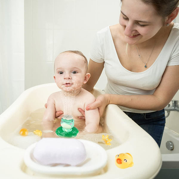 Vandsprøjtende frø baby vandlegetøj badekar flydende badelegetøj pool vandsprøjtelegetøj til fra 2 år baby børn småbørn fest gave