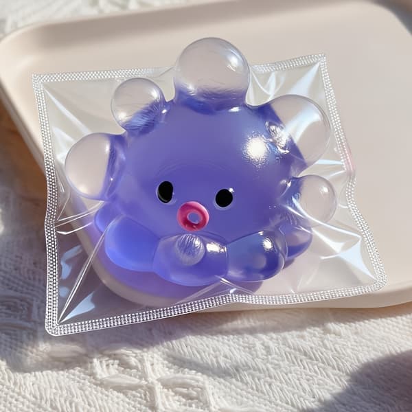 Bouncy Fun DIY Bubble Octopus Squishy Legetøj Langsomt Stigende Boble Squishy Mudderlignende Tekstur Gave