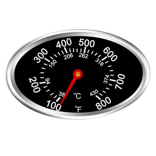 Nexgrill erstatningstermometer for grill, rustfritt stål, 7,5 x 4,8 cm