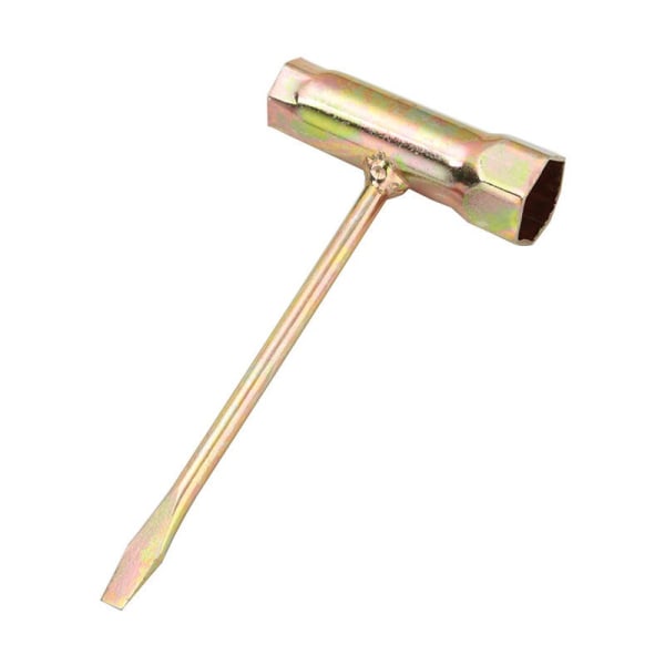 Motorsav tændrørsnøgle og stangmøtrik nøgle 13mm x 19mm, guld, ét stykke