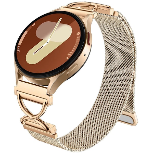 Garmin vivomove Trend Venu Sq 2 Milanese -ranneke, galvanoidusta ruostumattomasta teräksestä valmistettu magneettinen rannekoru, monivärinen_xx Multicolor Rose Gold