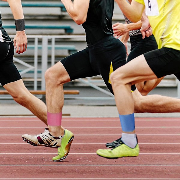 3 stk. atletisk præ-wrap tape til sports præ-wrap atletisk tape 2,75 tommer af 30 yards (farve: farverig)