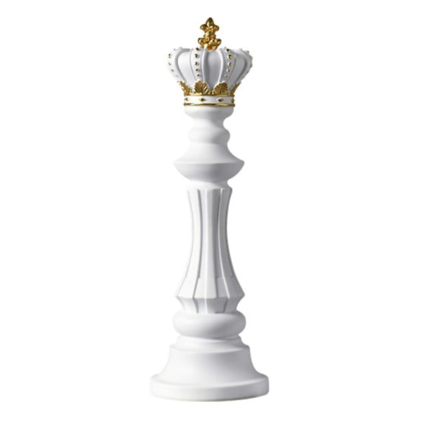 Chess King Queen Knight Resin Crafts International Chess Statue Sculpture