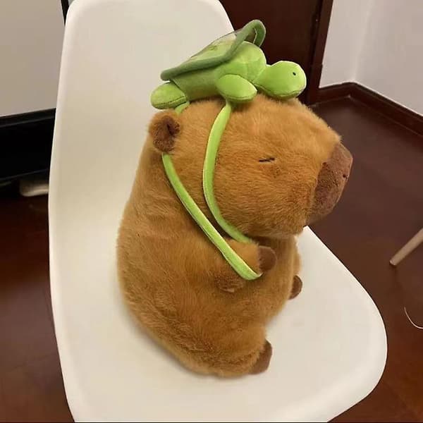 Capybara Plyslegetøj, Simuleret Capybara Anime Fluffy Legetøj Internet Kendis Sød L
