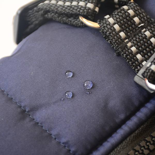 Varm Vandtæt Jakke Med Sele Til Hund Vinter Behagelig Bomulds Tøj Polstret Vest Til Små Mellemstore Hunde Purpurblå Purplish Blue M