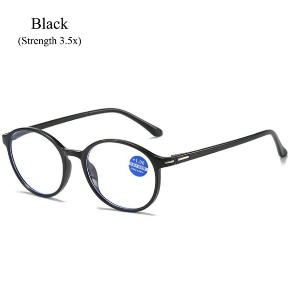 Læsebriller Presbyopia Briller SORT STYRKE 3,5X Sort Strength 3.5x-Strength 3.5x Black