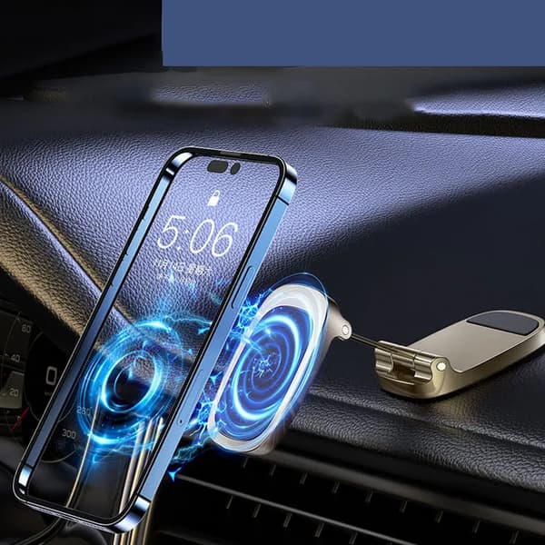 Bilholder i 360° roterbar aluminiumslegering med magnet Customization