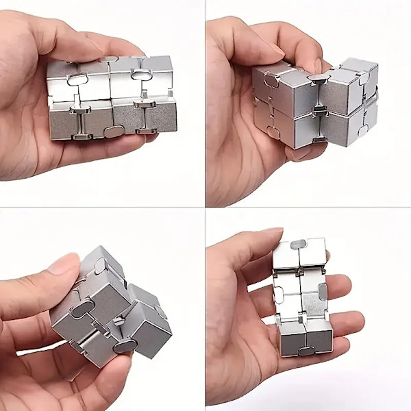 Infinity Magic Cube: Förbättra fokus, reaktion och fingerfärdighet – Bärbar stressavlastning
