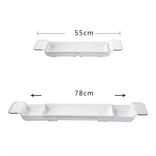 Justerbar bakke til badekar 55-78cm - Perfet