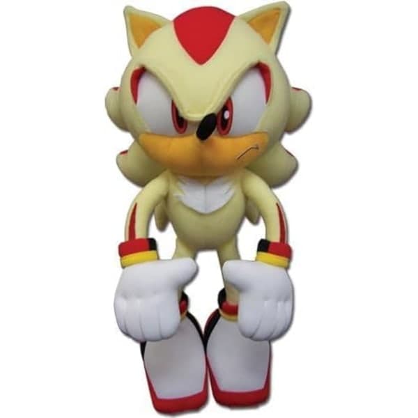 Animaatio Great Eastern GE-52631 Sonic The Hedgehog Super Shadow Pehmolelu, 30 cm