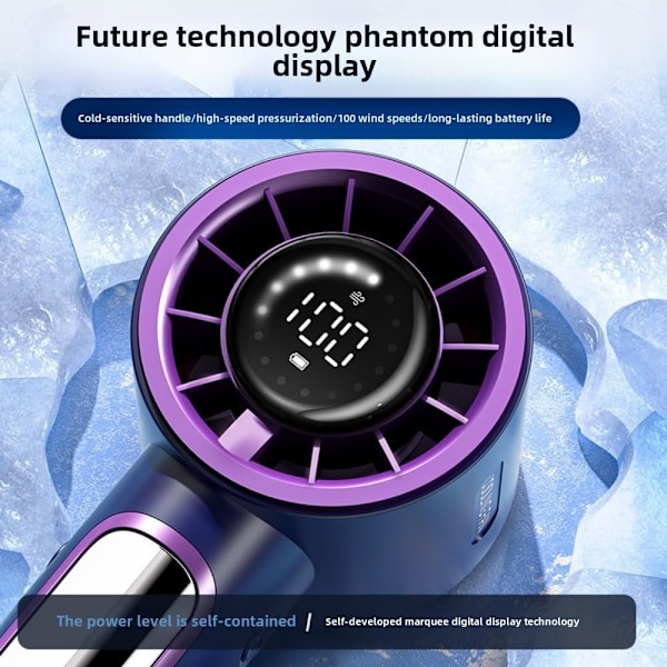 Kannettava juokseva valomainos, nopea tuuletin, pöytämallinen digitaalinäyttö, USB-turbo, pieni tuuletin säädettävällä nopeudella ja jääpakkauksella pink