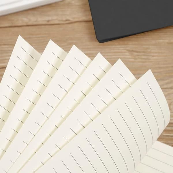 A5 Spiral Notesbog Sæt Med 5 Linjerede College Notesblokke 120 Sider Blødt Omslag Sort