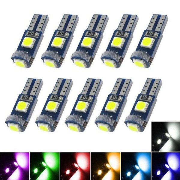 10 kpl kojelaudan polttimo auto LED-valo KELTAINEN yellow