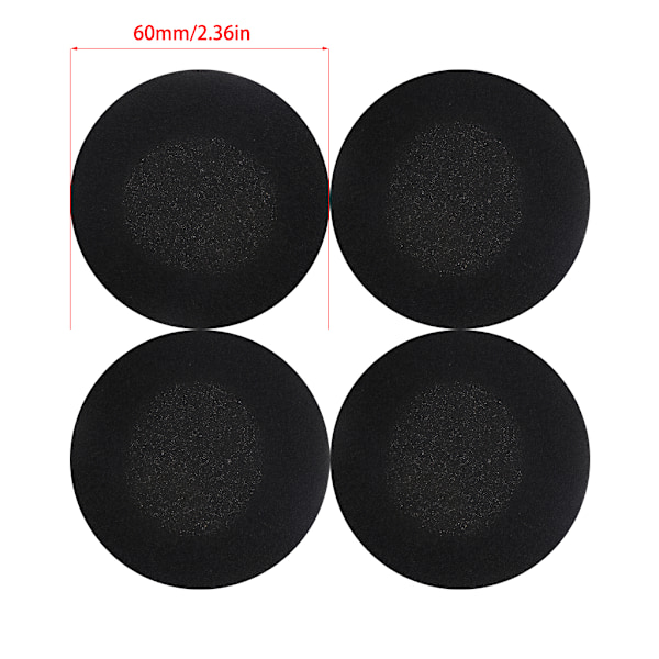 Kvalitets öronkuddar mjuka kuddar för hörlurar med 45 mm/60 mm diameter
