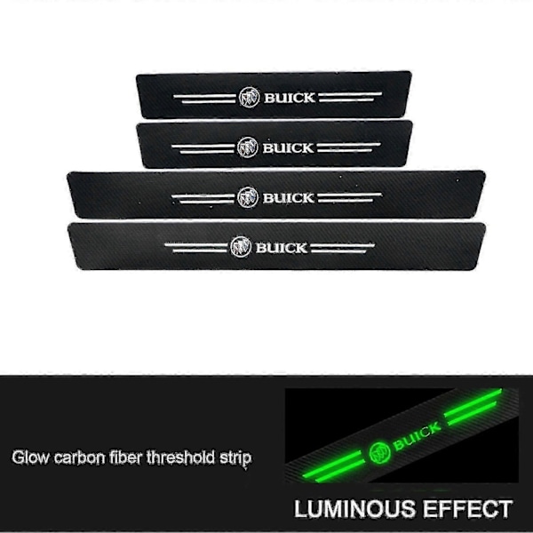Nytt Automatiskt Dörrtröskelskydd Anti-repor Dörrtröskelskydd Kompatibelt med Biltillbehör fast-WELLNGS Beautiful 4pcs