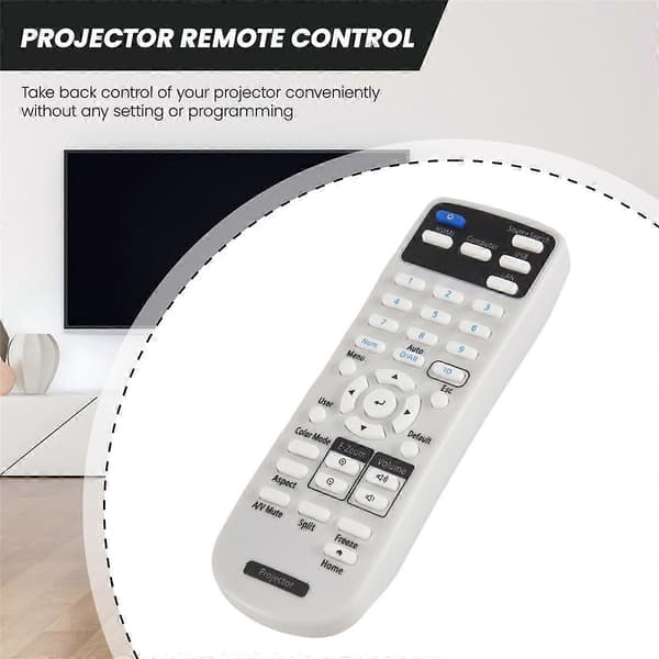 Replacement Remote Control for Projector 219863500 for Epson BrightLink 725Wi/1485Fi, EX3280, EX9230, Hom