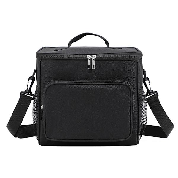 Eristävä Lounaslaukku Kylmälaukku Musta - Korkea Laatu Musta With strap