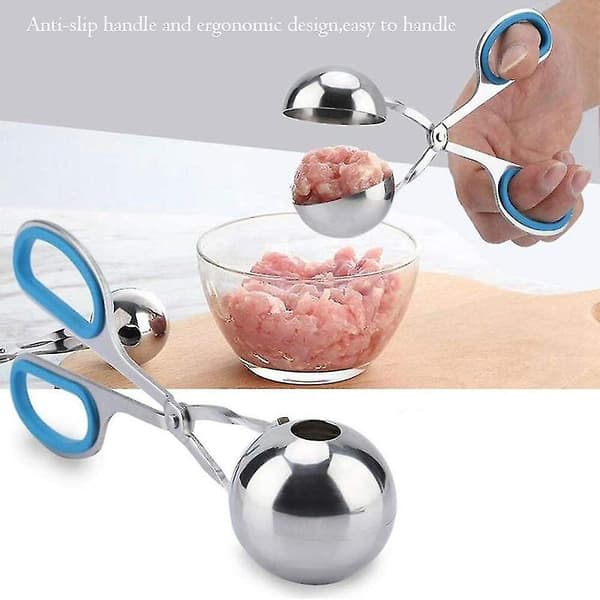 Köttbullsmaskin, 2 delar, Non-stick köttbullssked