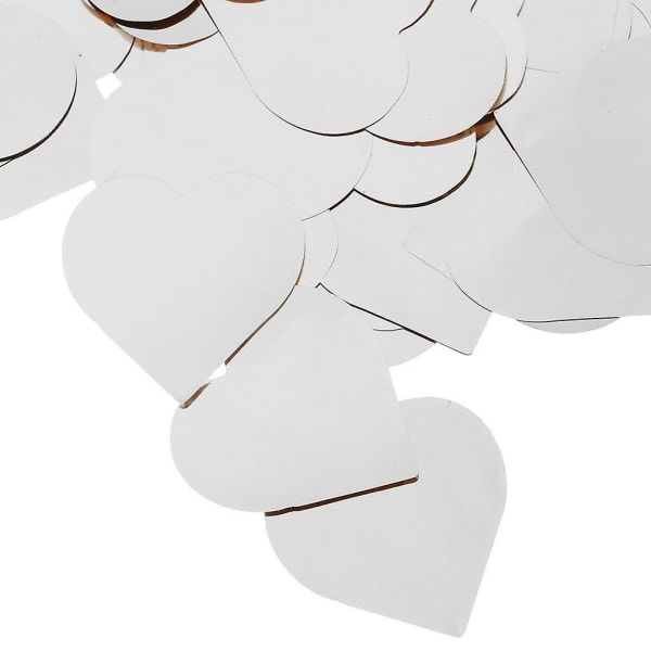 25g Metallic Heart Confetti Sprinkles Wedding Decor 2,5 cm Hopea