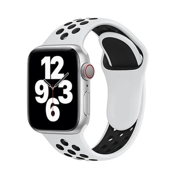Apple Watch -urheiluranneke - kumiranneke - mukava ja kestävä - 42mm / 44mm / 45mm / 49mm Black / Pink