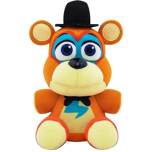Plushfive Nights Pizza Plex-Glamrock Freddy samlarobjekt leksak 1 st