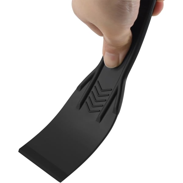 2st 3D print flexibel hartsskyffelskrapor Plastspatel 3D-skrivartillbehör för 3D-utskrift Hartsborttagning - svart