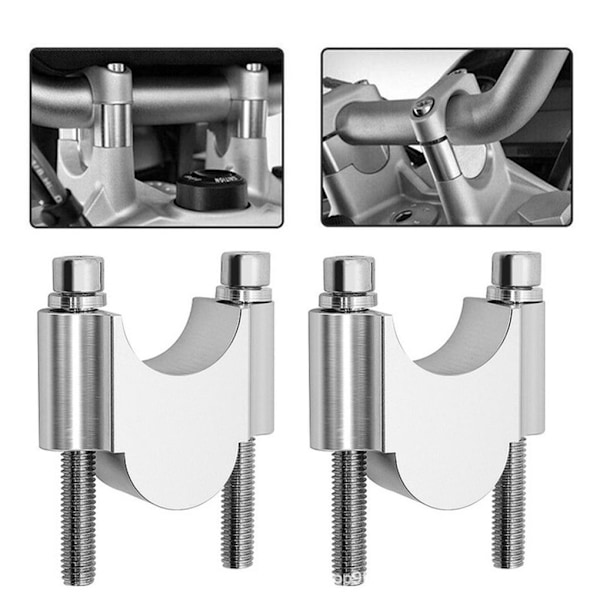 1/3/5 2st/set Höghållfast Monteringsklämma för Stång av Aluminiumlegering För Vit 28mm White 28mm Piece