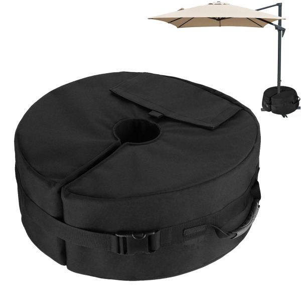 Garden Parasol Base Weights Bag, lämplig för trädgårdsöverhängande parasoll