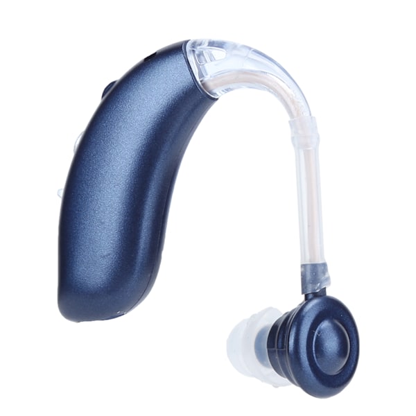 Bluetooth Digital Laddningsbar Hörselhjälp Klar Ljudförstärkare för Hörselskadade 100-240V EU-kontakt Blå 1.2