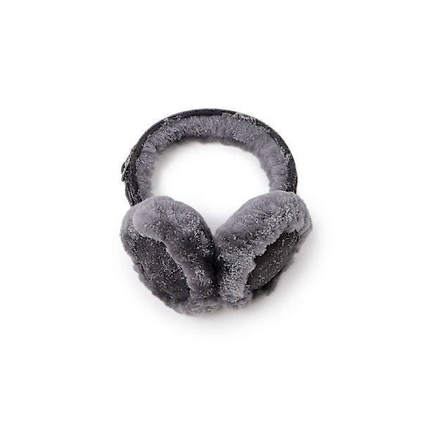 Fåreskindsmuffer til kvinder - Komfortable og varme øremuffer 506-100 Grå Grå One Size Grå Grey One Size