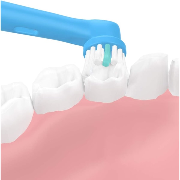 16 stk børnetandbørstehoveder kompatible til Oral B, elektriske tandbørstehoveder til børn kompatibel med Braun erstatningshoveder