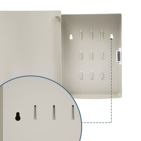 Nøkkelskap, magnetisk lukking, rommer 9 nøkler 900