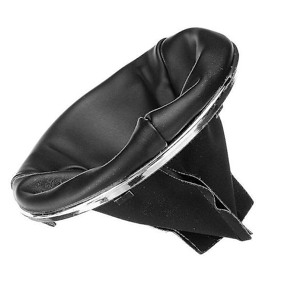 Gear Stick Shift Knob Gaiter Boot Cover Læder W/ Ramme Passer Til Fiat 500c 07-15