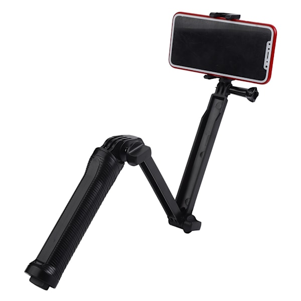 Portabel Teleskopisk Selfie Stick Stativ Bluetooth Fjärrkontroll Mobiltelefonklämma Kit