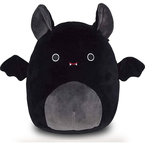 Squishmallow Lepakko Pehmolelu 12 tuumaa Squishmallows Suuret Eläimet Pehmolelu, Täytetty Eläin, Lomapäivä Syntymäpäivä Halloween Koti Dekoraatio Lahja (musta, 30CM)