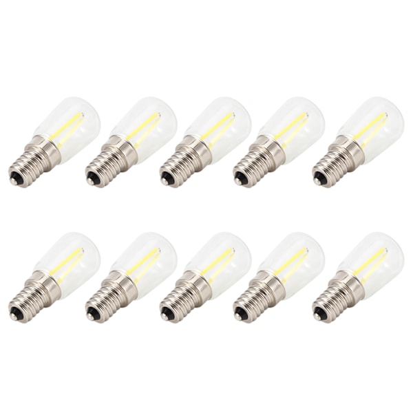 10 kpl Mini Himmennettävä E14 LED-lamppu 1,5W AC 110V kattokruunun kynttilänjalkaan