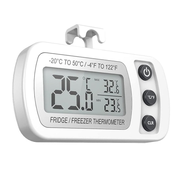 Vanntett kjøleskapstermometer, digitalt fryseroms termometer