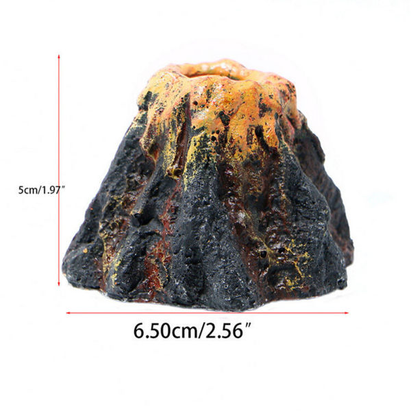 Akvarium Volcano Shape & amp; Air Bubble Stone iltpumpe